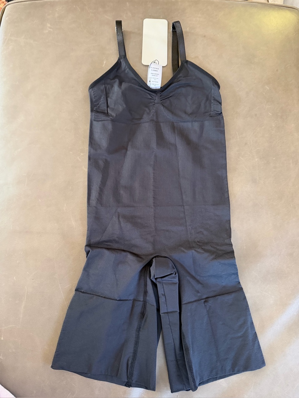 Colombian Black Shaping Romper with Built-In Shorts